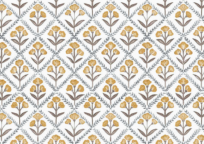 Chatsworth, Saffron - Roman Blind - Image 7